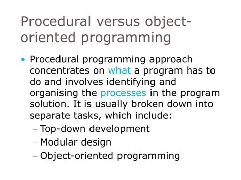 Image result for Why Object-Oriented Programming From Procedure Oriented