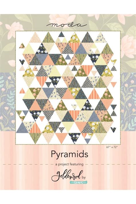 Moda - Pyramid Quilt Pattern (downloadable PDF) - Wool Warehouse - Buy ...