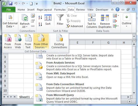 Image result for How to Write SQL Query in Excel