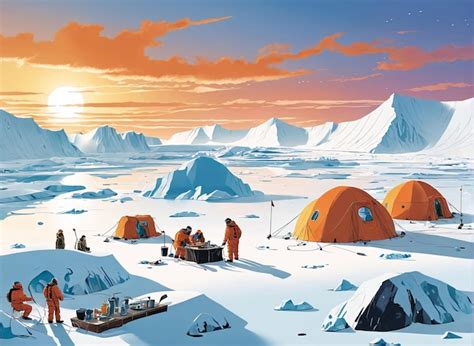 Toradh íomhá ar Camping in Snow