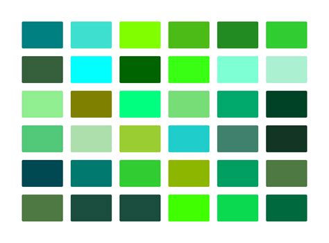 Green Color Shades Hex Code に対する画像結果