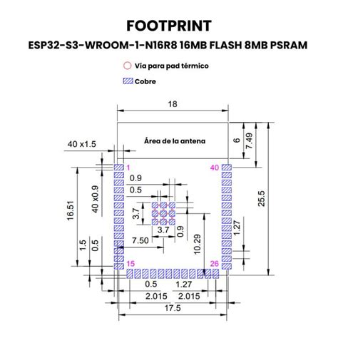 Image result for Esp-Wroom-32 Footprint