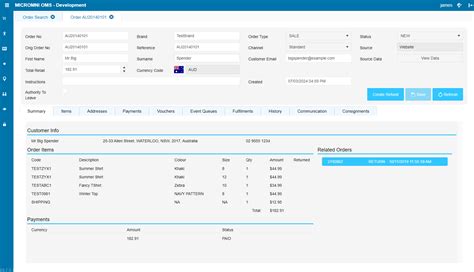 Image result for Order Management Interface