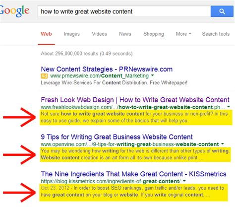 Image result for SEO Meta Description Examples