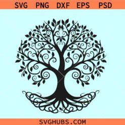 Toradh íomhá ar SVG Tree of Life Decals