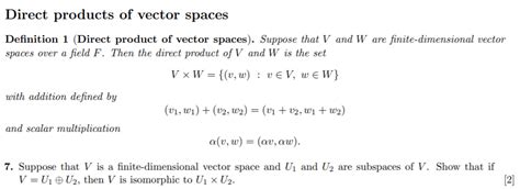 Image result for Operators On Direct Sum of Vector Spaces