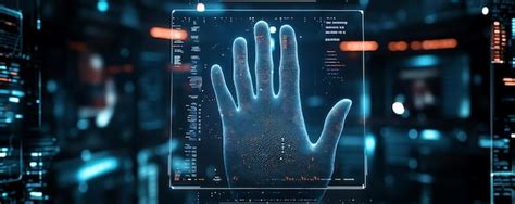 Image result for Futuristic Biometric Hand Scanner