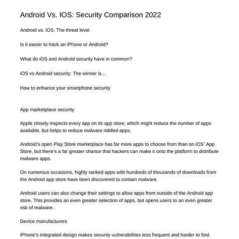 Afbeeldingsresultaten voor Security Graph of Android vs Apple
