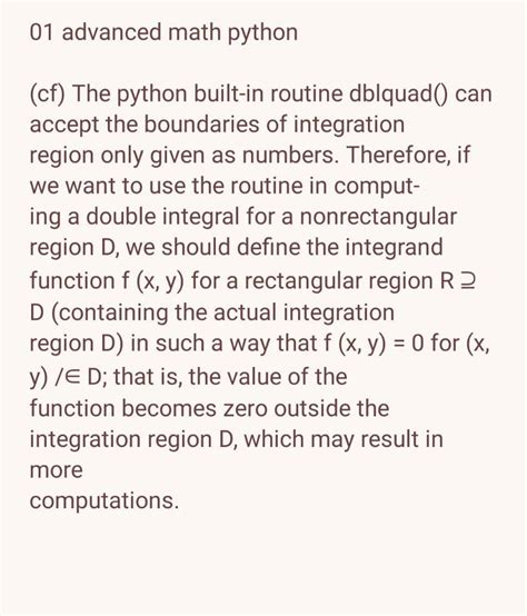 Image result for Integral Dblquad in Python