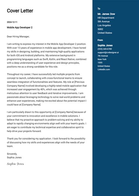 Afbeeldingsresultaten voor Software Developer Cover Letter Examples and Templates