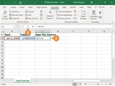 Image result for Excel Formulas for Date Calculation