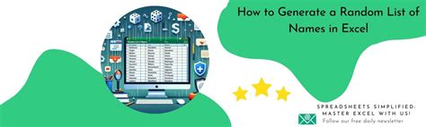 Exel Random Names に対する画像結果