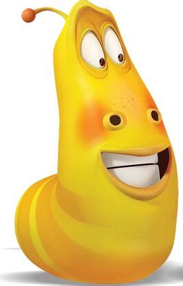 Toradh íomhá ar Yellow Larva Cartoon
