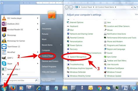 Image result for Speech Recognition Control Panel