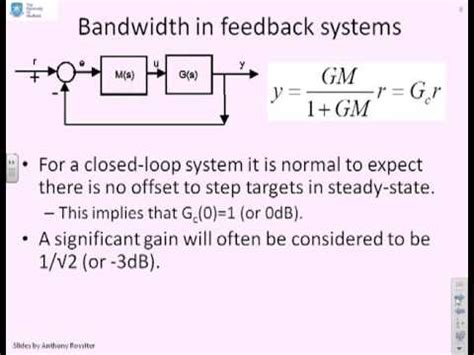 Afbeeldingsresultaten voor Bandwidth Formula in Control System