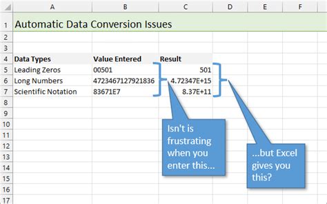 Image result for Excel Automatic Data Conversion Missing