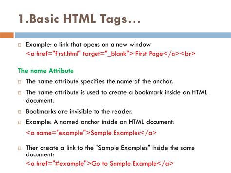 Image result for HTML Tags Full Name
