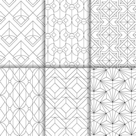 Free Vector Geometric Patterns