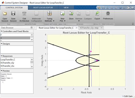 Root Locus Simulink に対する画像結果
