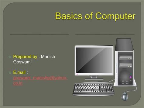 Image result for What Is Basics of a Computer