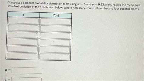 Image result for Binomial Distribution Table N12