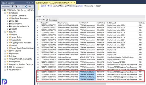 ConfigMgr Task Sequence에 대한 이미지 결과