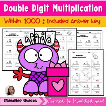 Image result for 4th Grade Double-Digit Multiplication Practice Worksheets