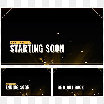 Be Back Soon Stream Overlay に対する画像結果