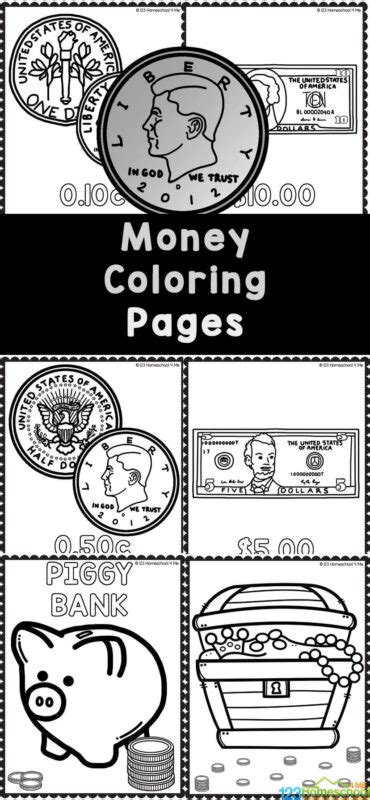 Image result for Money Math Coloring Pages