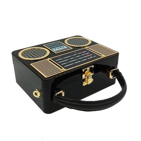 Toradh íomhá ar Retro Radio Box Keychain