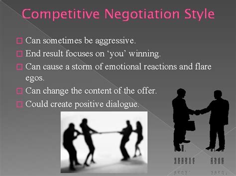 Competitive Negotiation Flow に対する画像結果