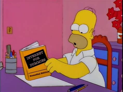 Image result for Simpsons Computer Geek Meme