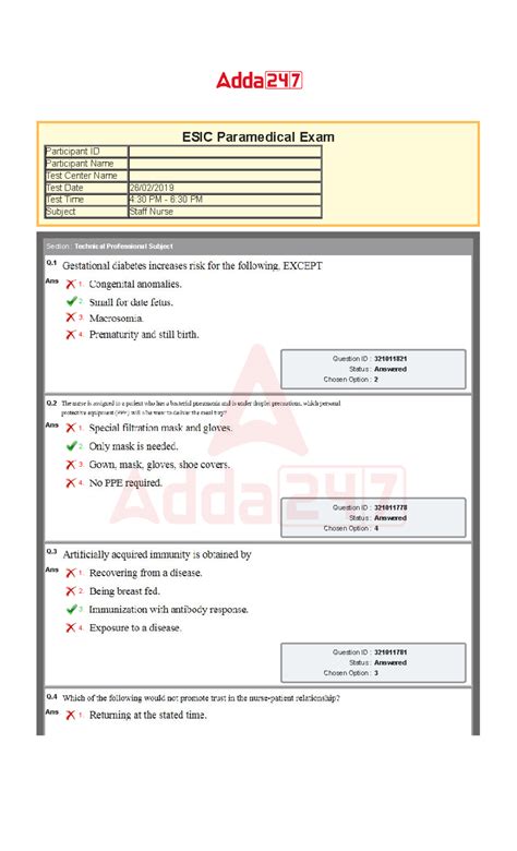 Image result for ESIC Question Paper