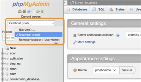 Image result for How to Get Database URL in phpMyAdmin On cPanel