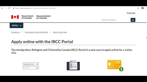 Image result for Ircc Application Portal