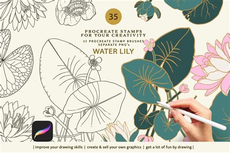 Image result for Lily Pad Procreate Brush