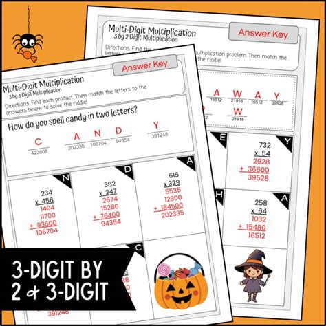 Image result for Doudle Digit Multiplication Riddle Worksheet