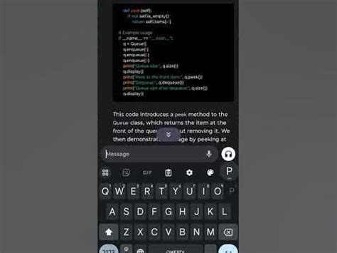 Image result for Peek Queue in Python