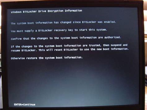 Image result for BitLocker Bios Boot Screen