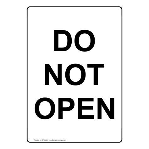 Image result for Do Not Open Window Sign