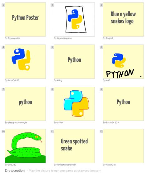 Array of Python Poster に対する画像結果