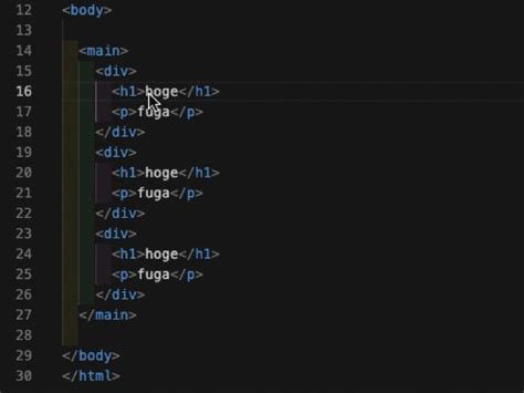 vs Code HtmlTable Shortcut に対する画像結果