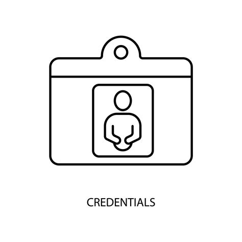Image result for Credentials Icon Vector