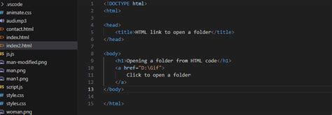 Image result for Opening HTML File in Folder