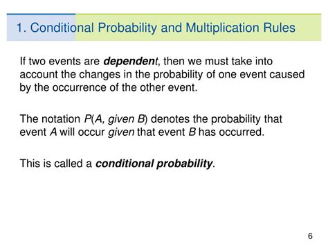 Image result for Multiplication Rule Conditional Probability