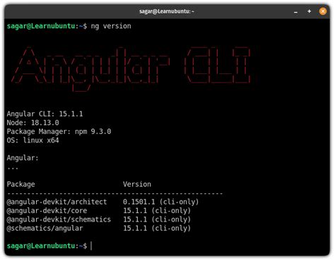 Toradh íomhá ar Install Angular 8.2.14