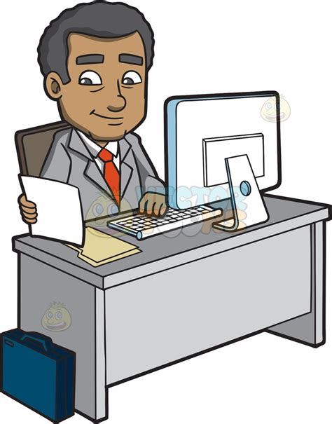 Image result for Clip Art Typing On Computer