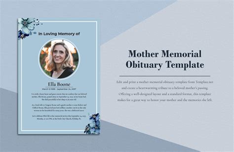 Image result for Funeral Obituary 2 Page Template