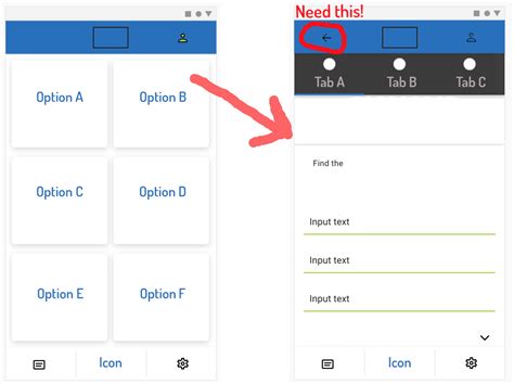 Stack Navigation Back Button に対する画像結果