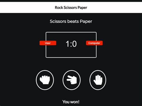 Image result for Rock Scissors Paper JavaScript
